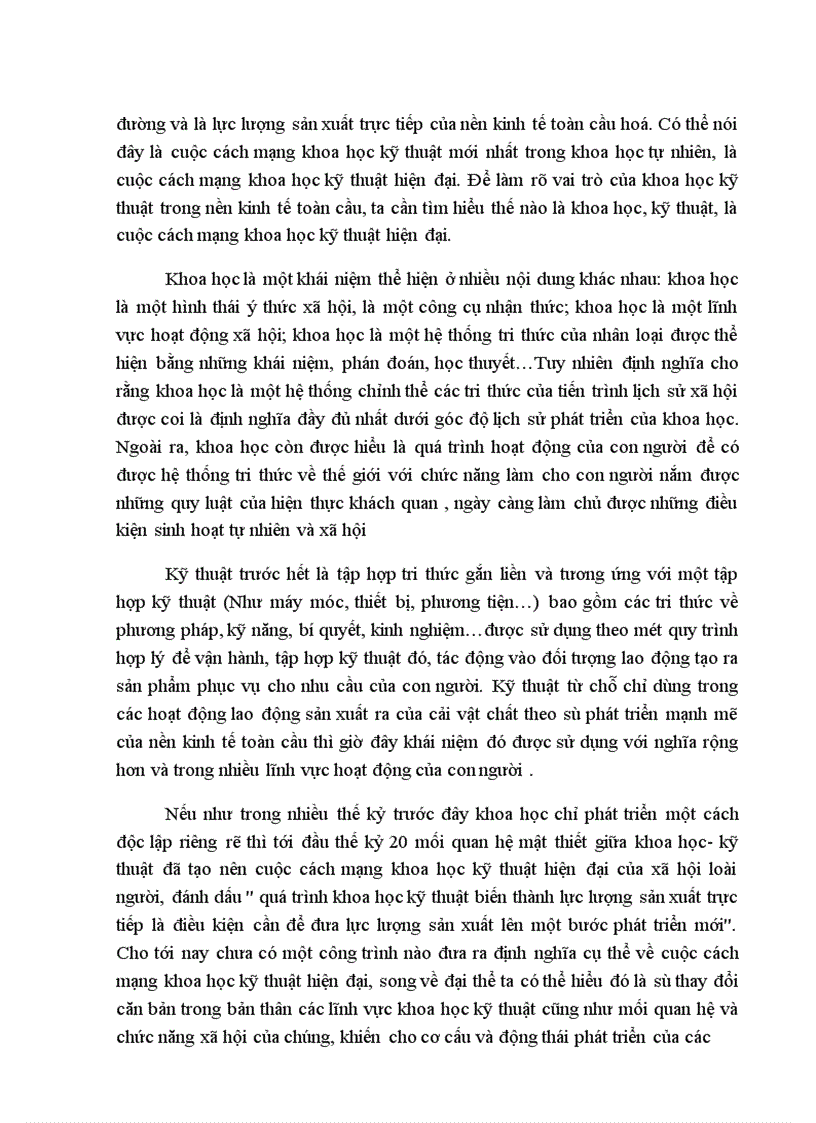 image for page Vai trò của khoa học và kỹ thuật trong sự phát triển lực lượng sản xuất