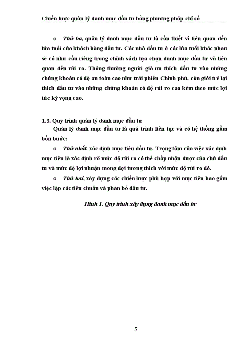 image for page Chiến lược quản lý danh mục đầu tư theo chỉ số