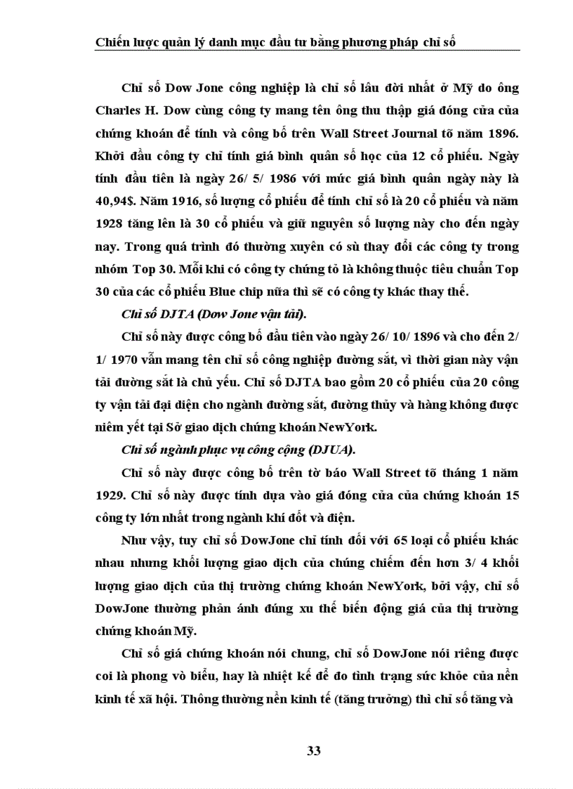 image for page Chiến lược quản lý danh mục đầu tư theo chỉ số