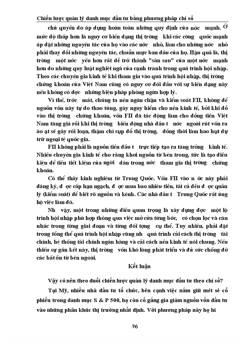 image for page Chiến lược quản lý danh mục đầu tư theo chỉ số