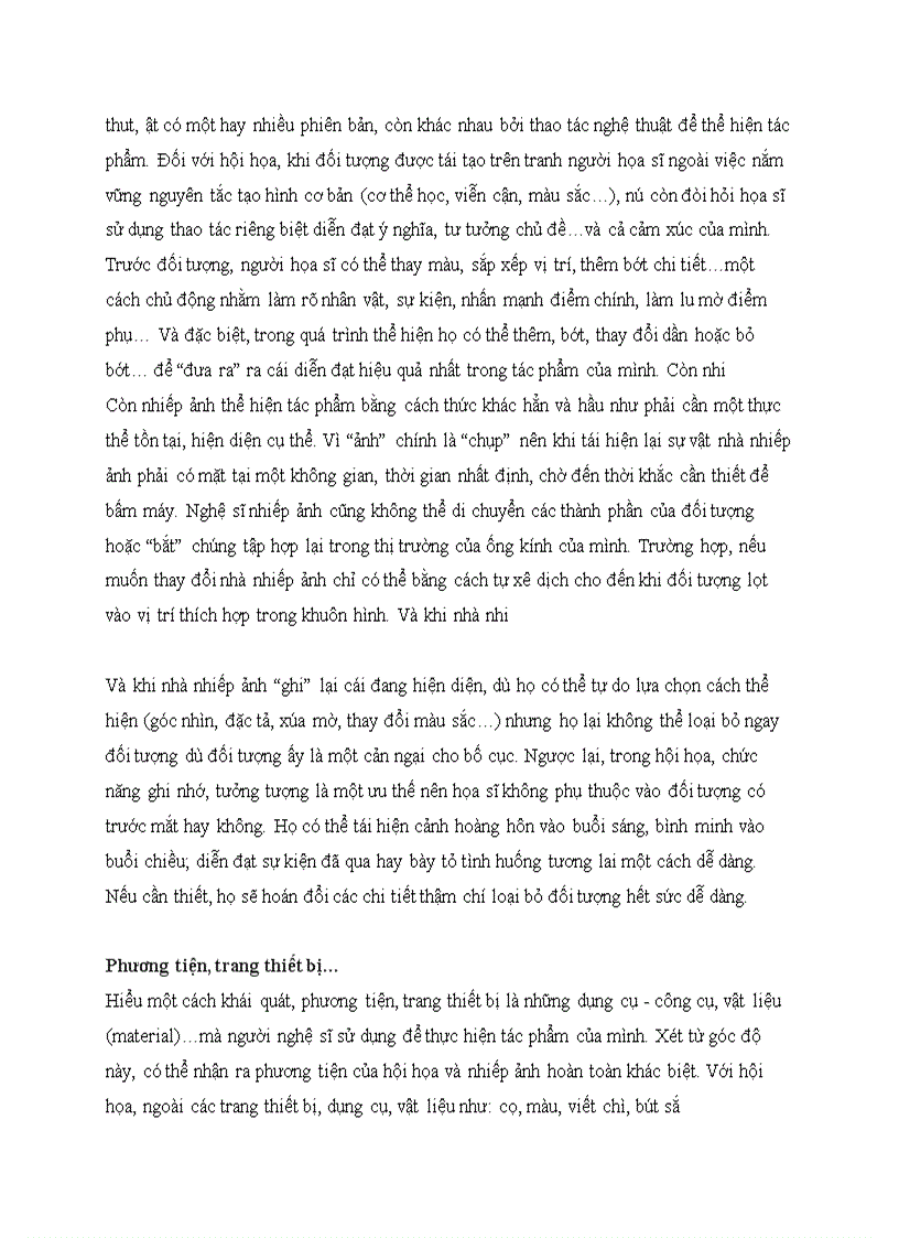 image for page Khi nhiếp ảnh ra đời một họa sĩ đã thốt ra rằng hội họa đã chết từ đây từ góc độ của người chụp ảnh anh chị có bình luận gì 1