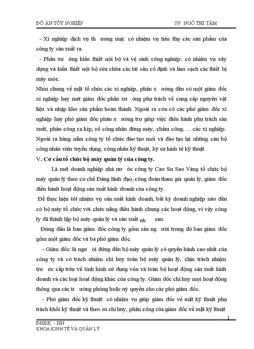 image for page Phân tích tình hình cung ứng dự trữ và sử dụng vật tư và một số biện pháp nâng cao tình hình cung ứng dự trữ và sử dụng vật tư tại Công ty cao su sao vàng 1
