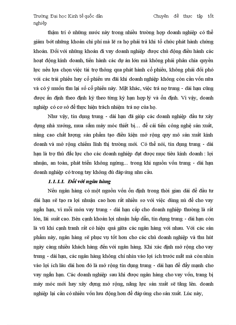 image for page Thực trạng và giải pháp đối với tín dụng trung dài hạn tại chi nhánh Ngân Hàng No PTNT Đông Hà Nội 1
