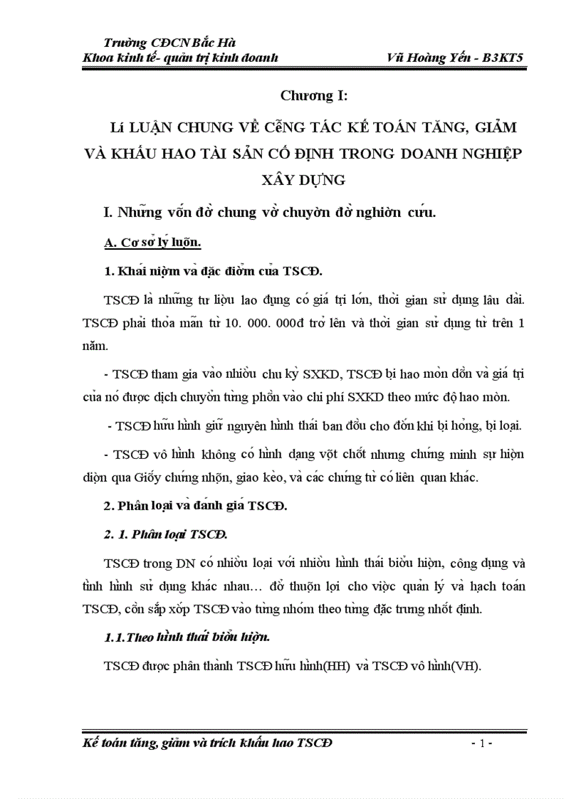 Tăng gia m va khâ u hao TSCĐ ta i công ty cổ phần xây dư ng va thương ma i Đi nh Tha p