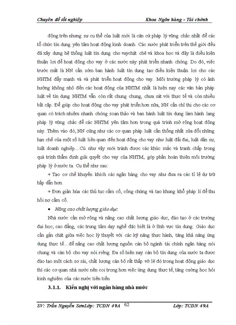 image for page Giải pháp nâng cao hiệu quả hoạt động cho vay của ngân hàng thương mại cổ phần Sài Gòn Hà Nội