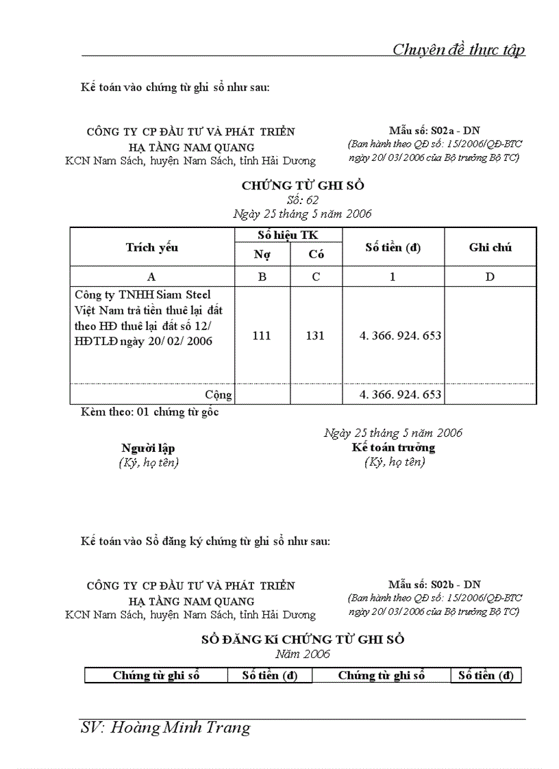image for page Kế toán doanh thu chi phí và xác định kết quả kinh doanh tại Công ty cổ phần Đầu tư và Phát triển hạ tầng Nam Quang 1