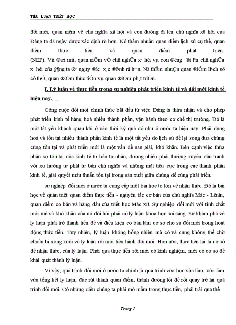 image for page Lý luận thực tiễn và sự vận dụng quan điểm đó vào quá trình đổi mới ở Việt Nam 1
