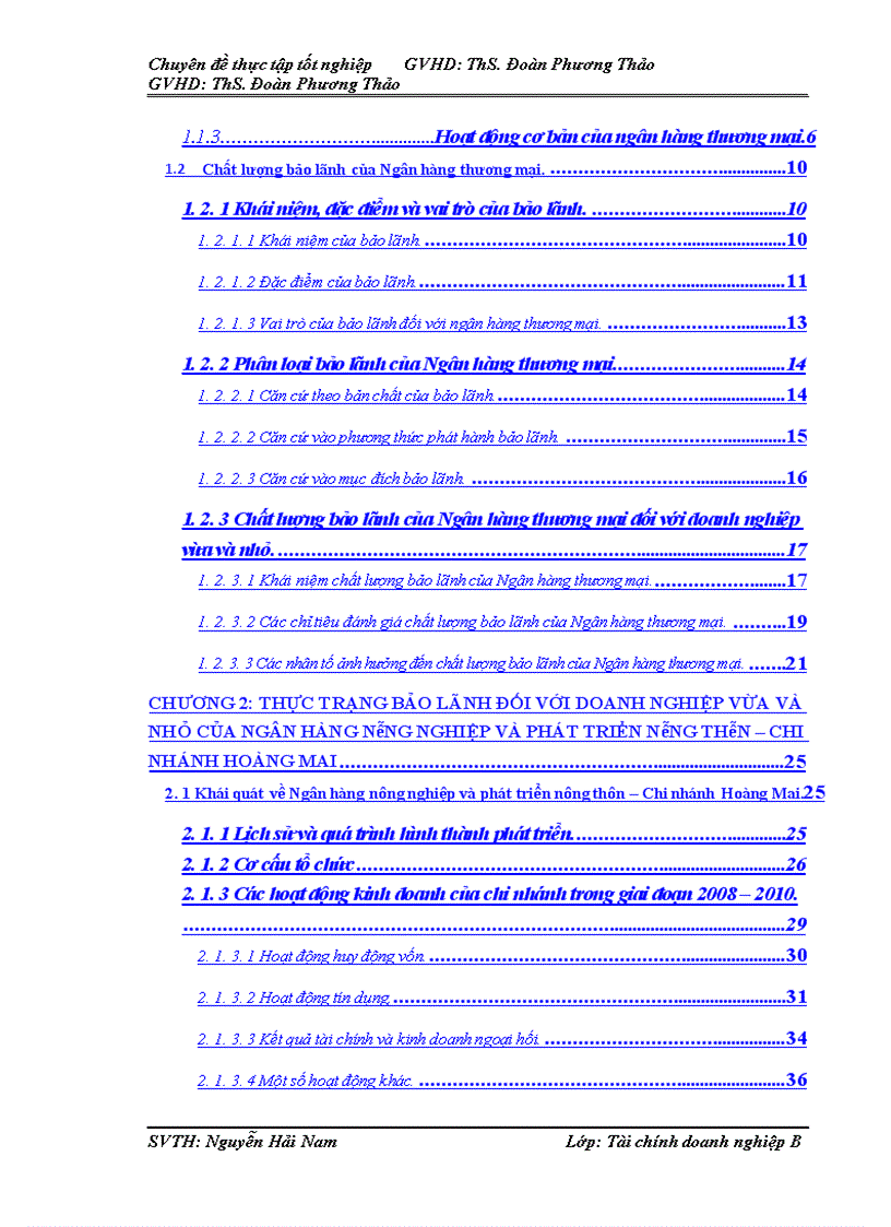 image for page Nâng cao chất lượng bảo lãnh đối với doanh nghiệp vừa và nhỏ ở Ngân hàng Nông nghiệp và Phát triển Nông thôn Chi nhánh Hoàng Mai