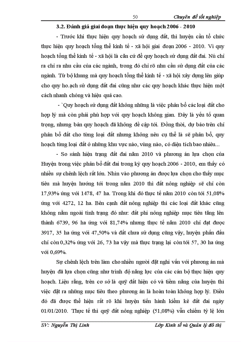 image for page Đánh giá quy hoạch sử dụng đất trên địa bàn Huyện Hoài Đức TP Hà Nội giai đoạn 2006 2010