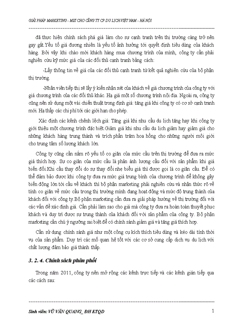 image for page Thực trạng hoạt động marketing trong kinh doanh du lịch lữ hành tại công ty du lịch Việt Nam Hà Nộ