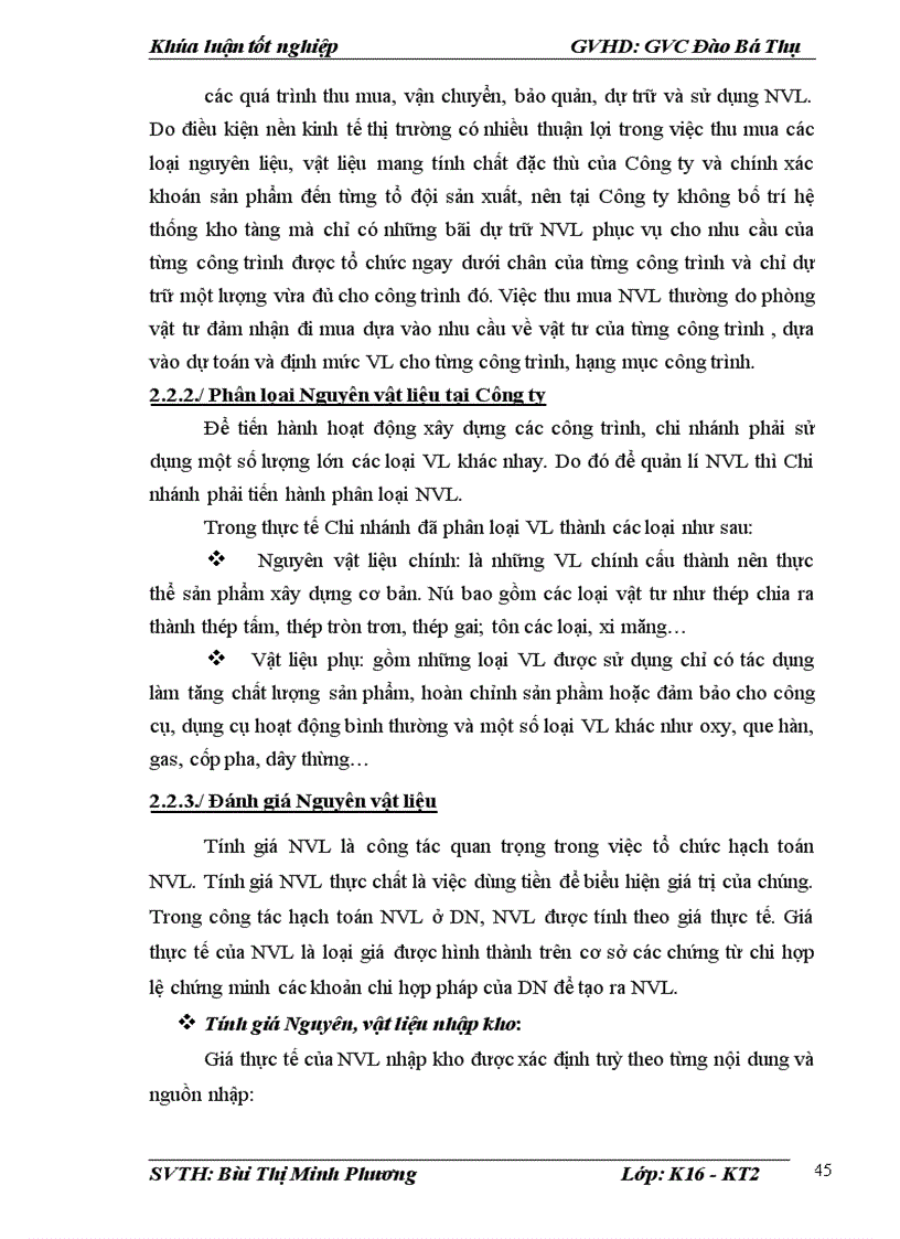 image for page Hoàn thiện kế toán Nguyên vật liệu tại Chi nhánh 103 Công ty cổ phần xây dựng số 1 Hà Nội