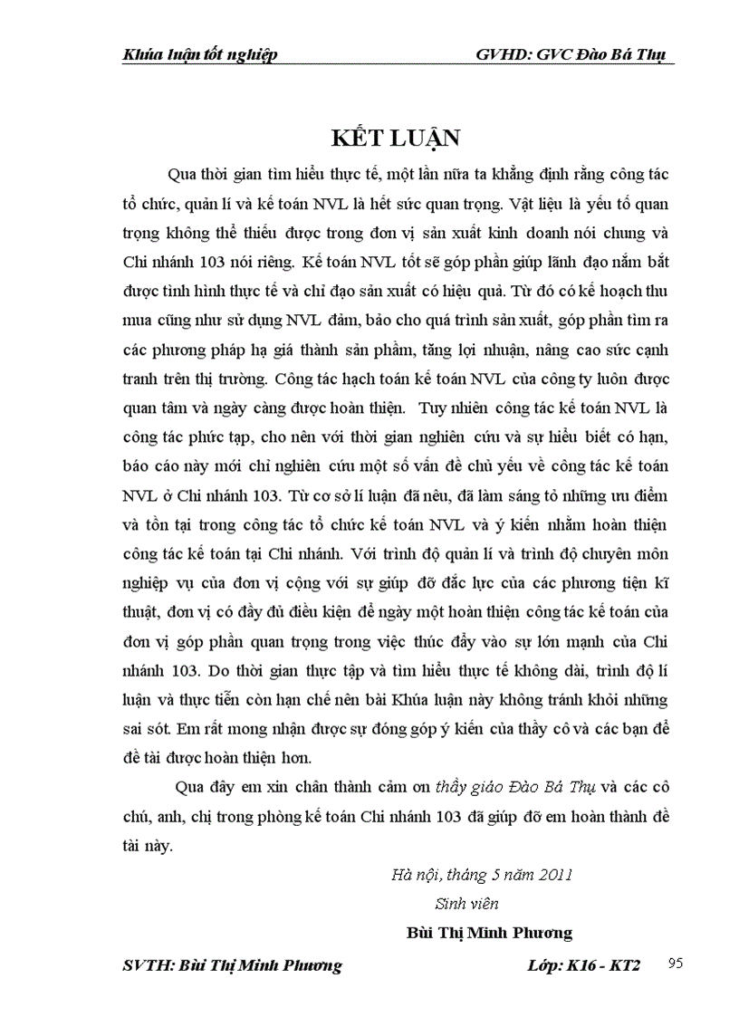 image for page Hoàn thiện kế toán Nguyên vật liệu tại Chi nhánh 103 Công ty cổ phần xây dựng số 1 Hà Nội