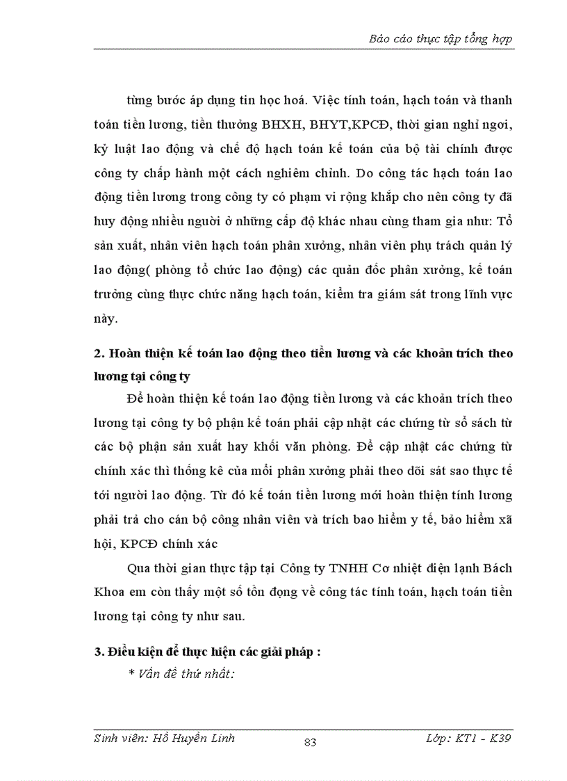 image for page Thực trạng và giải pháp hoàn thiện kế toán lao động tiền lương và các khoản trích theo lương tại Công ty TNHH Cơ nhiệt điện lạnh Bách Khoa