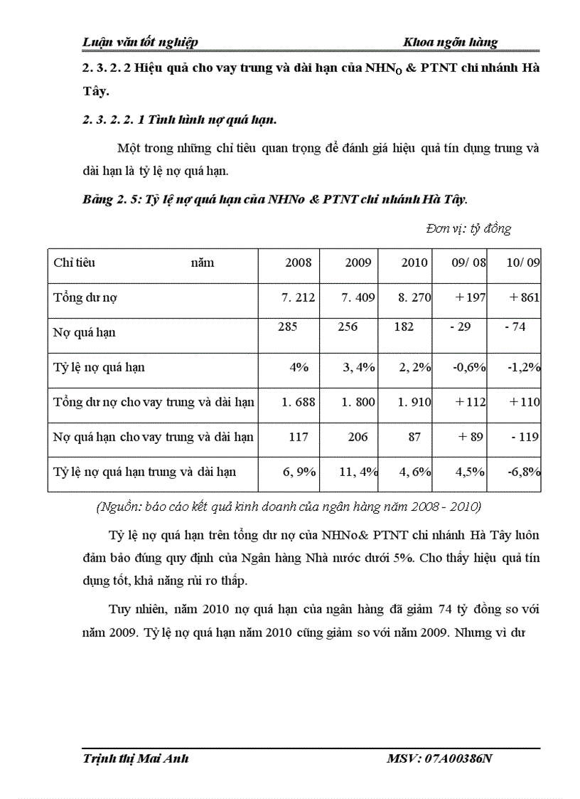 image for page Một số giải pháp nâng cao hiệu quả cho vay trung dài hạn tại NHNN PTNT chi nhánh Hà Tây