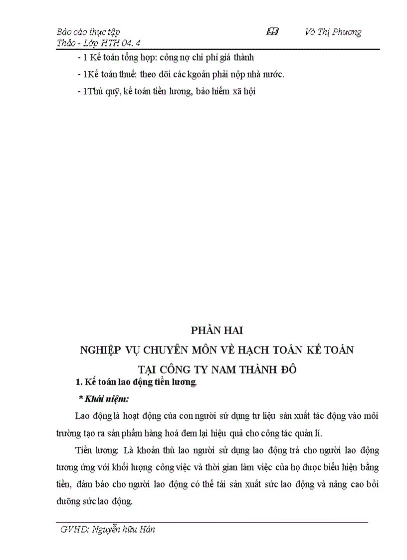 image for page Tìm hiểu về công tác hạch toán kế toán tại công ty CP tư vấn Xây dựng Nam Thành Đô