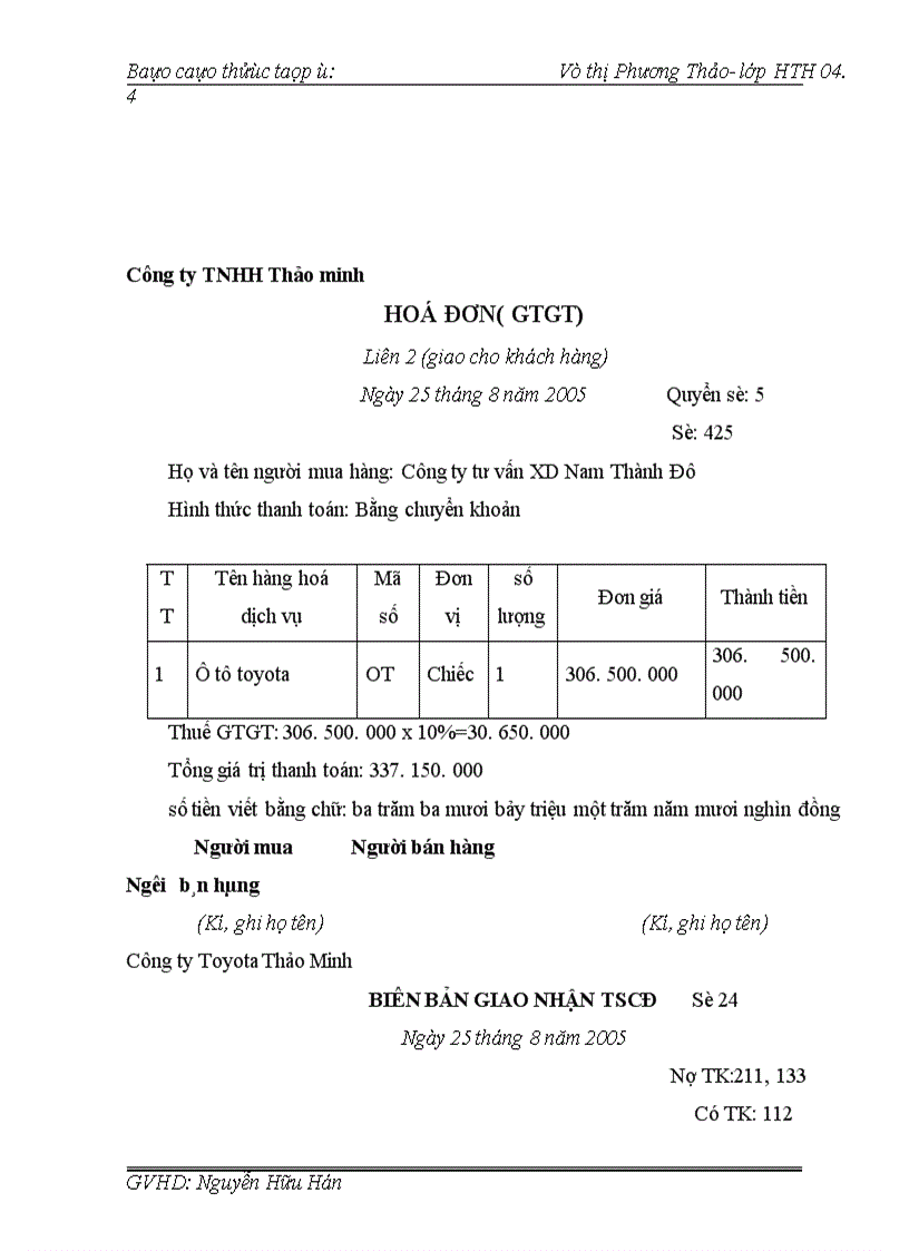 image for page Tìm hiểu về công tác hạch toán kế toán tại công ty CP tư vấn Xây dựng Nam Thành Đô