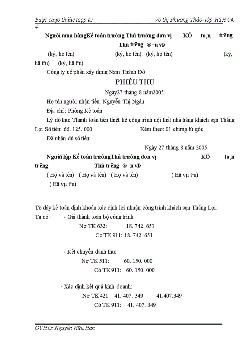 image for page Tìm hiểu về công tác hạch toán kế toán tại công ty CP tư vấn Xây dựng Nam Thành Đô