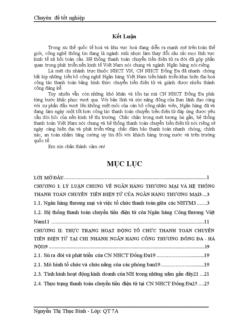 image for page Giải pháp nhằm nâng cao chất lượng công tác thanh toán chuyển tiền điện tử tại Chi nhánh Ngân hàng Công thương Đống Đa Hà Nội