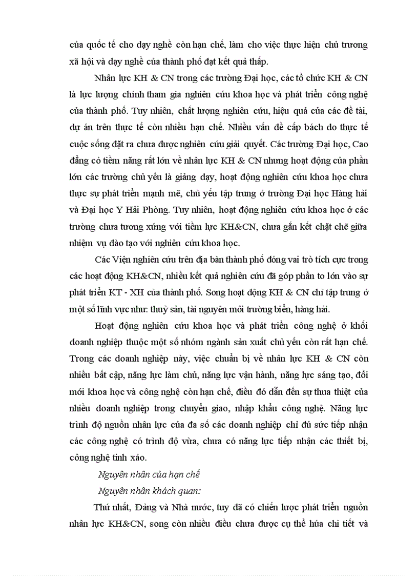 image for page Phát triển nhân lực khoa học và công nghệ trong quá trình công nghiệp hóa hiện đại hóa qua thực tiễn thành phố Hải Phòng