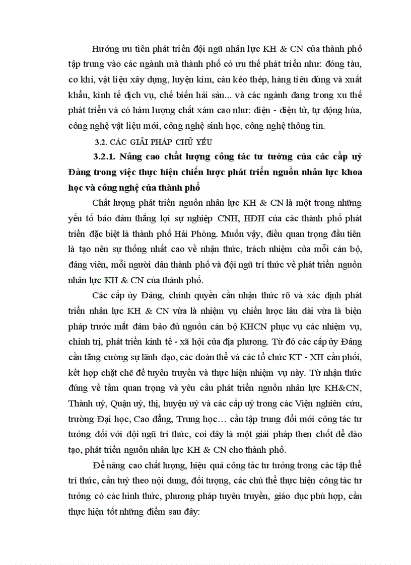 image for page Phát triển nhân lực khoa học và công nghệ trong quá trình công nghiệp hóa hiện đại hóa qua thực tiễn thành phố Hải Phòng
