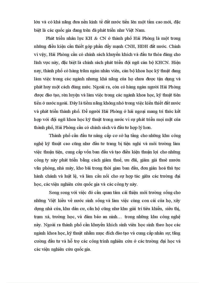 image for page Phát triển nhân lực khoa học và công nghệ trong quá trình công nghiệp hóa hiện đại hóa qua thực tiễn thành phố Hải Phòng