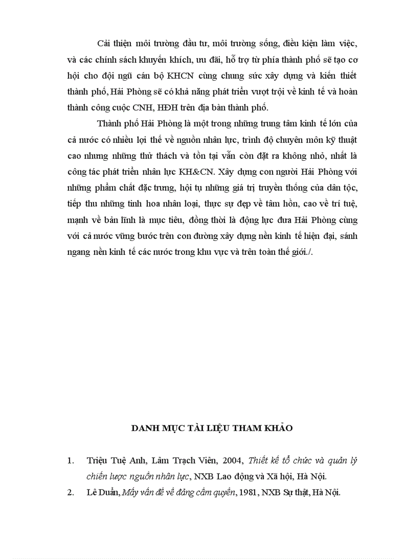 image for page Phát triển nhân lực khoa học và công nghệ trong quá trình công nghiệp hóa hiện đại hóa qua thực tiễn thành phố Hải Phòng