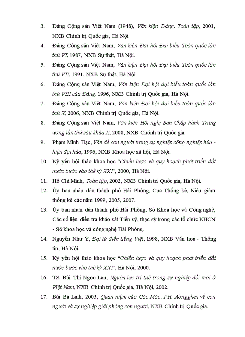 image for page Phát triển nhân lực khoa học và công nghệ trong quá trình công nghiệp hóa hiện đại hóa qua thực tiễn thành phố Hải Phòng