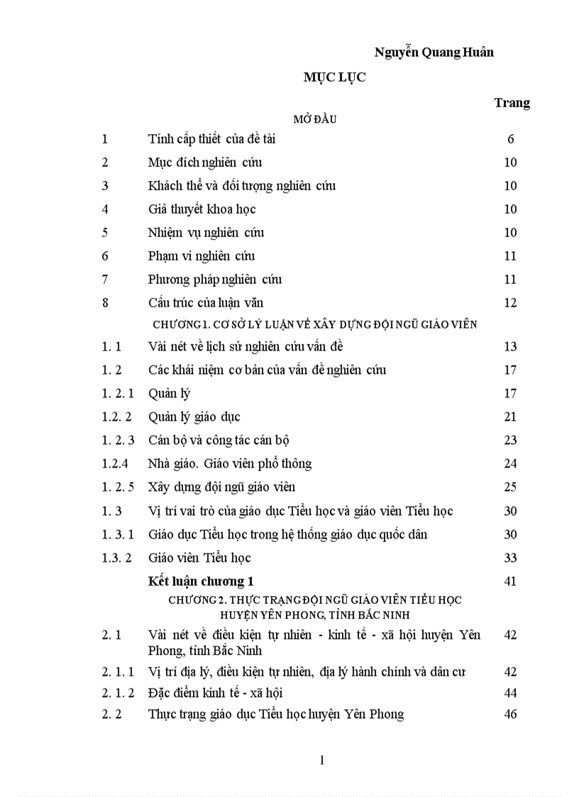 image for page Thực trạng đội ngũ giáo viên tiểu học huyện yên phong tỉnh bắc ninh