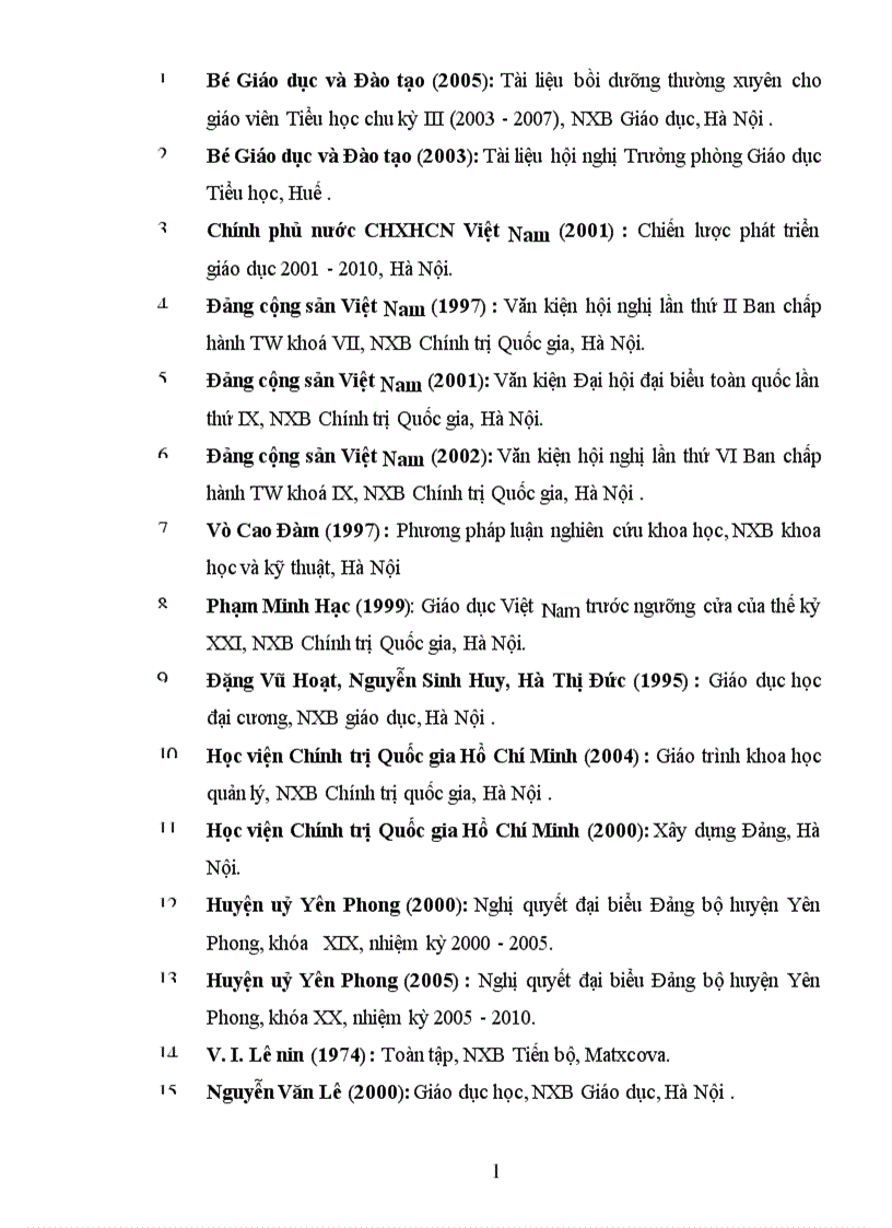 image for page Thực trạng đội ngũ giáo viên tiểu học huyện yên phong tỉnh bắc ninh