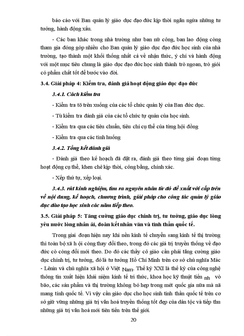 image for page Một số giải pháp quản lý nhằm nâng cao chất lượng giáo dục đạo đức học sinh ở trường thpt định hoá huyện định hoá tỉnh thái nguyên 1