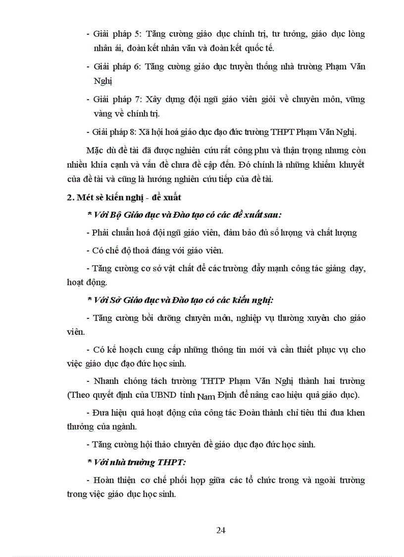 image for page Một số giải pháp quản lý nhằm nâng cao chất lượng giáo dục đạo đức học sinh ở trường thpt định hoá huyện định hoá tỉnh thái nguyên 1