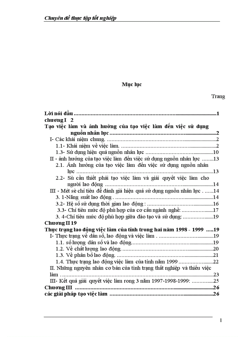 image for page Thực trạng về lao động việc làm và vấn đề giải quyết việc làm ở tỉnh Thái Bình