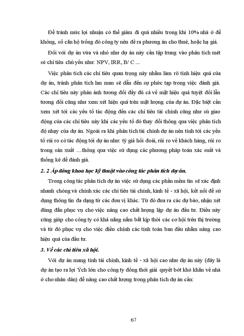 image for page Phương pháp đánh giá hiệu quả tài chính kinh tế xã hội của dự án xây dựng ứng dụng dự án xây dựng tổ hợp nhà cao tầng của Công ty Xây dựng Công trình Văn hoá
