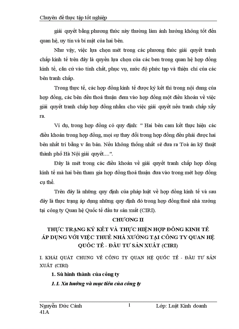 image for page Hợp đồng thuê nhà xưởng tại công ty Quan hệ quốc tế Đầu tư sản xuất CIRT chế độ pháp lý và thực tiễn áp dụng