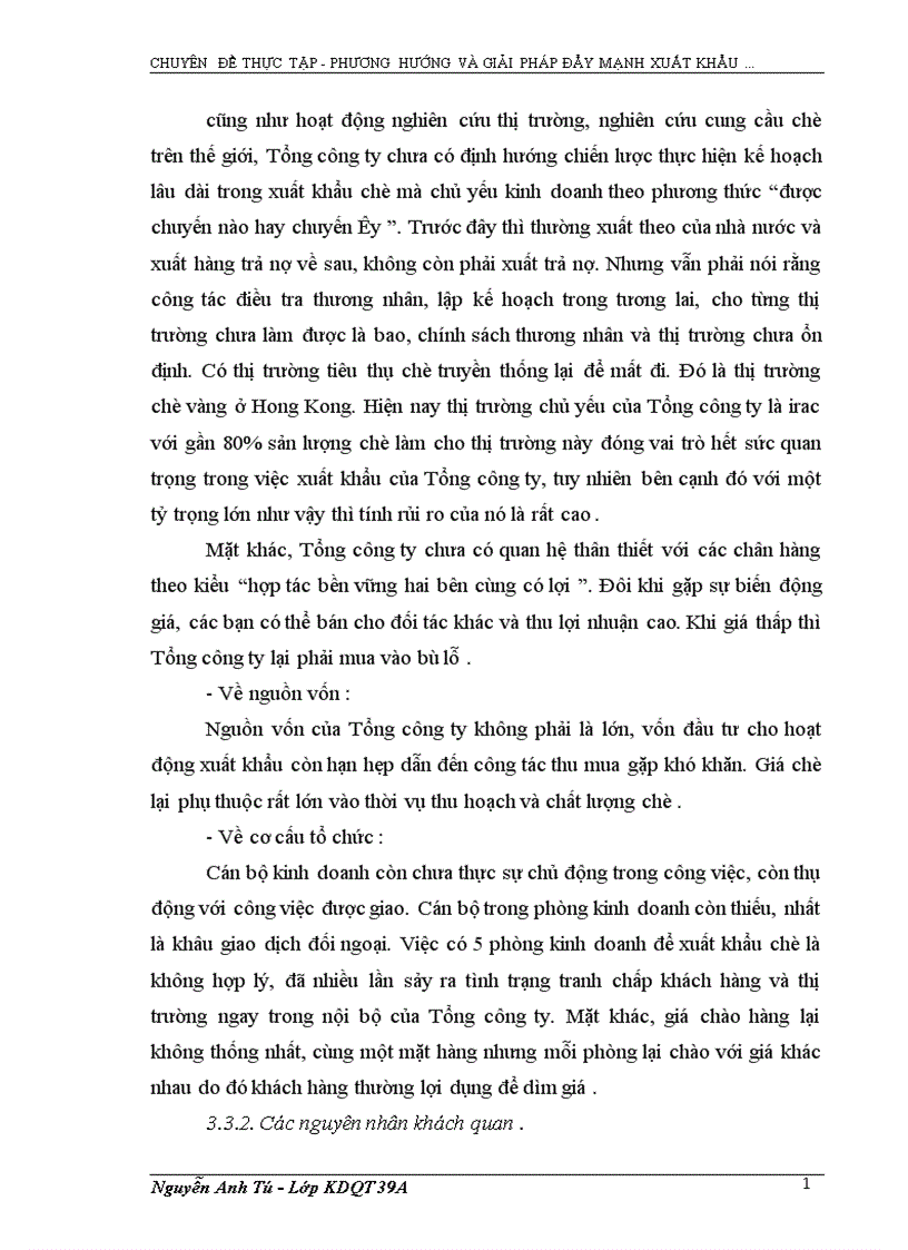 image for page Phương hướng và giải pháp nhằm đẩy mạnh hoạt động xuất khẩu chè tại Tổng Công Ty chè Việt Nam