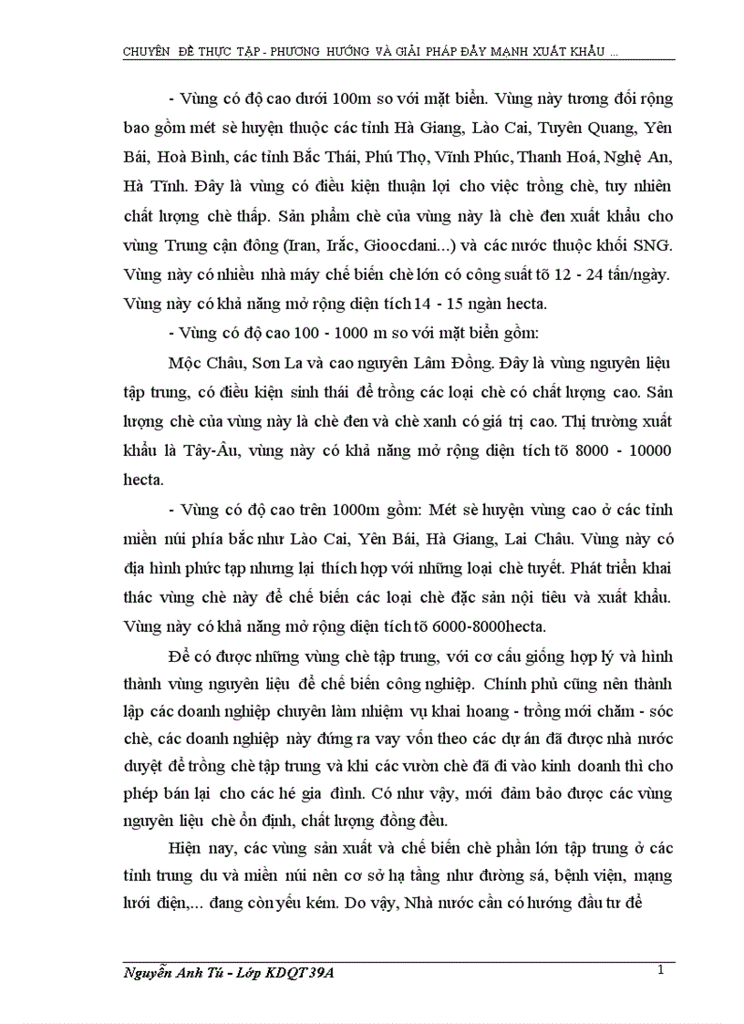 image for page Phương hướng và giải pháp nhằm đẩy mạnh hoạt động xuất khẩu chè tại Tổng Công Ty chè Việt Nam