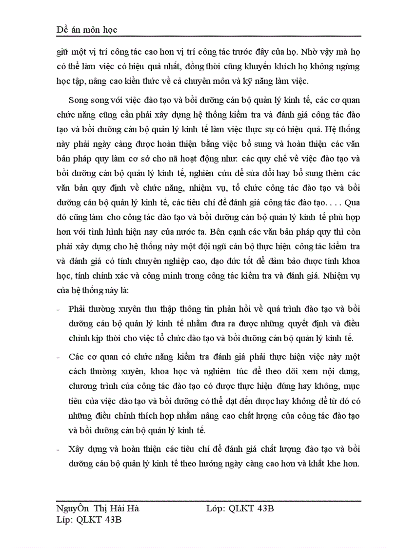 image for page Nâng cao chất lượng đào tạo và bồi dưỡng cán bộ quản lý kinh tế ở nước ta hiện nay