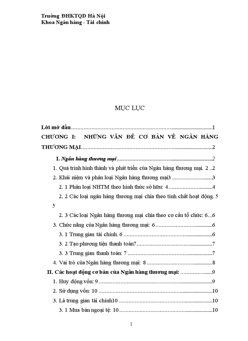 image for page Hiệu quả hoạt động kinh doanh và biện pháp nâng cao hiệu quả hoạt động của các Ngân hàng thương mại