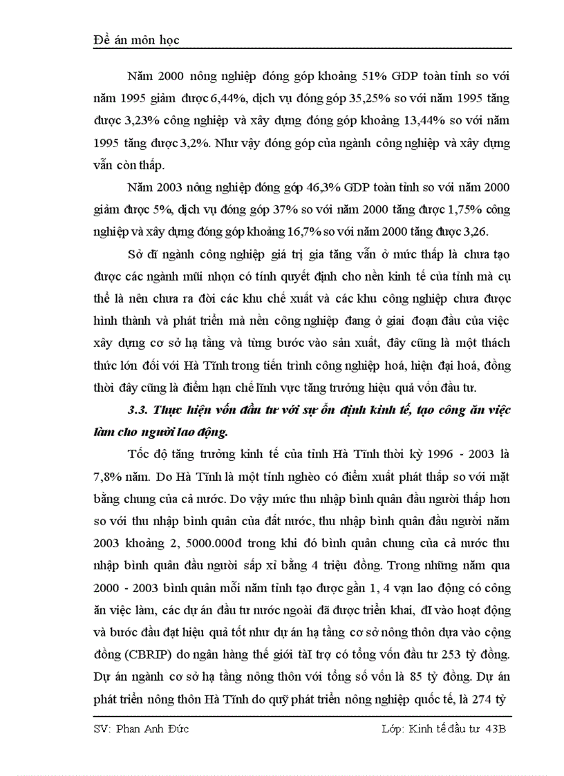 image for page Thực trạng và giải pháp nhằm thu hút và sử dụng vốn đầu tư có hiệu quả tại Hà Tĩnh