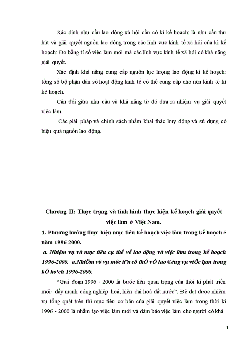 image for page Nhiệm vụ và các giải pháp giải quyết việc làm trong kế hoạch 5 năm 2001 2005 ở Việt Nam