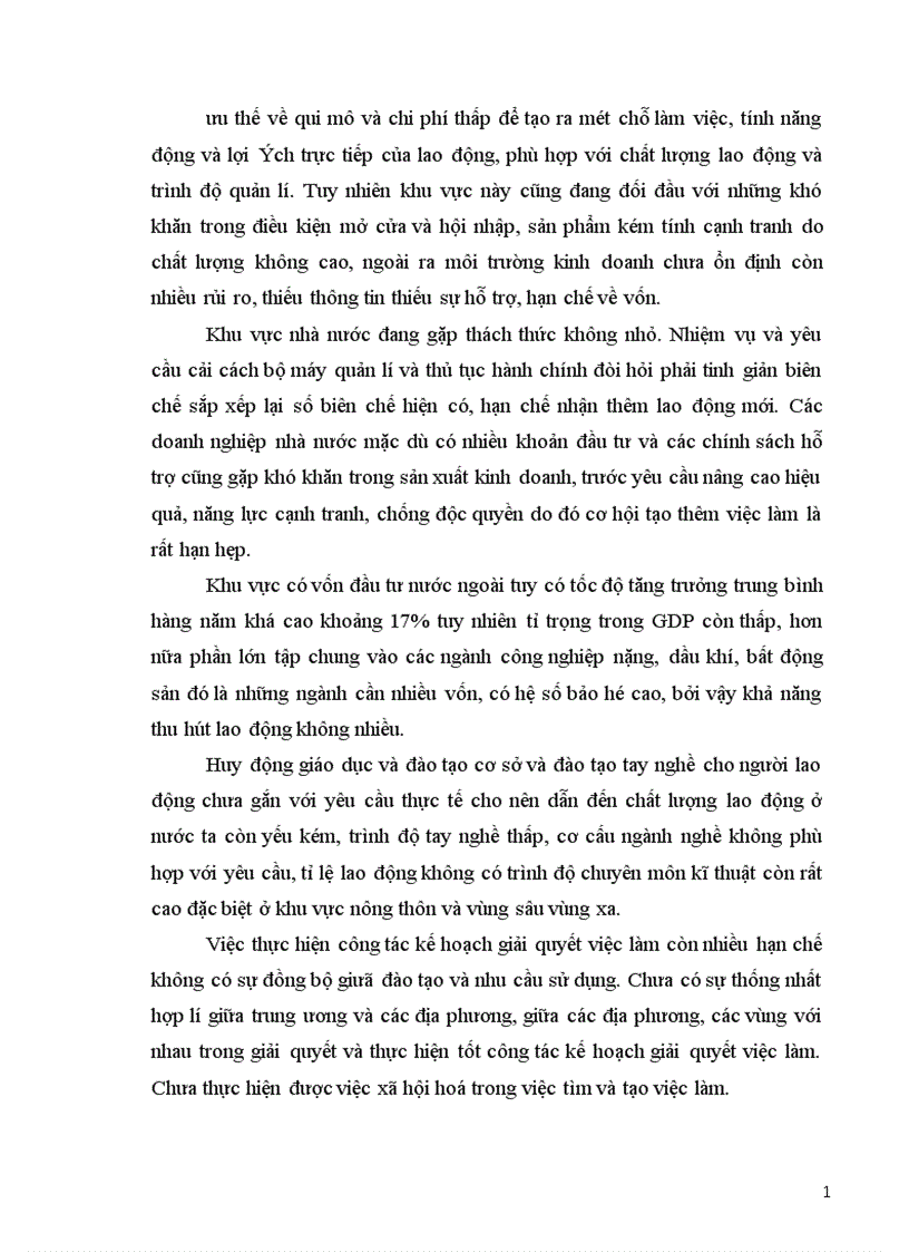 image for page Nhiệm vụ và các giải pháp giải quyết việc làm trong kế hoạch 5 năm 2001 2005 ở Việt Nam
