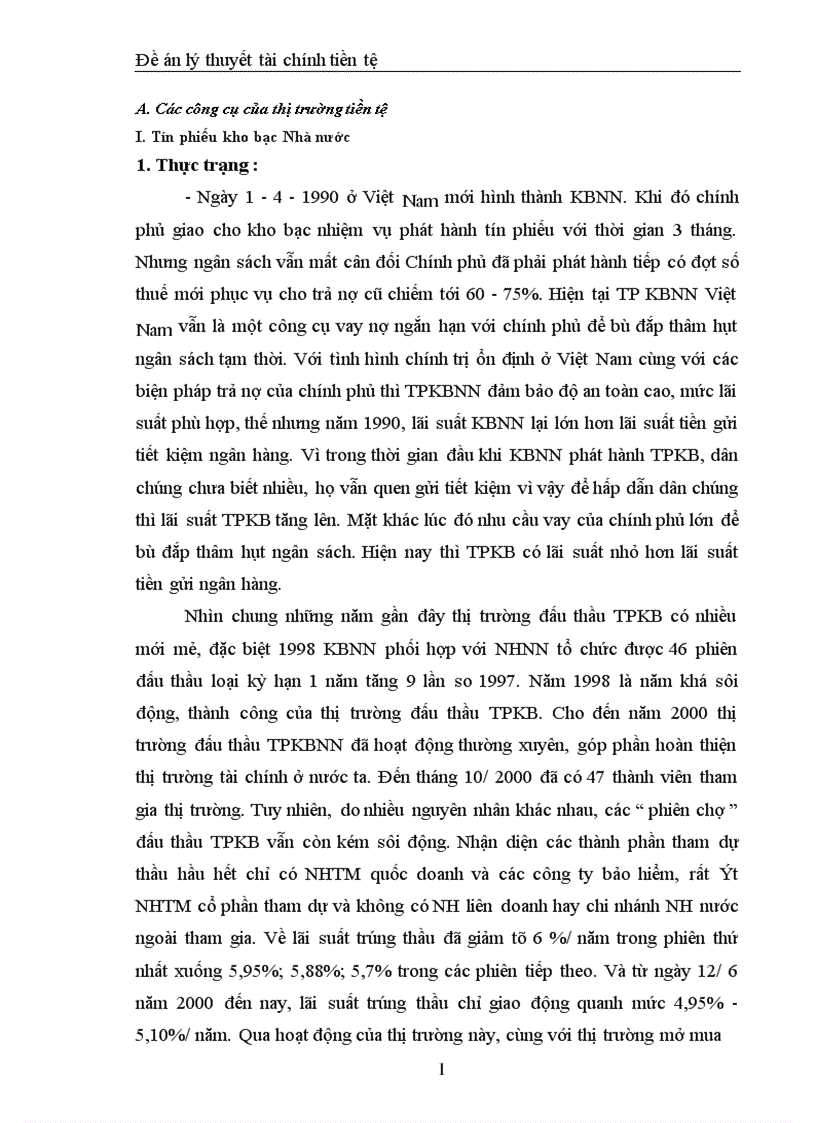 image for page Thực trạng phát triển của các công cụ trên TTTC ở Việt Nam