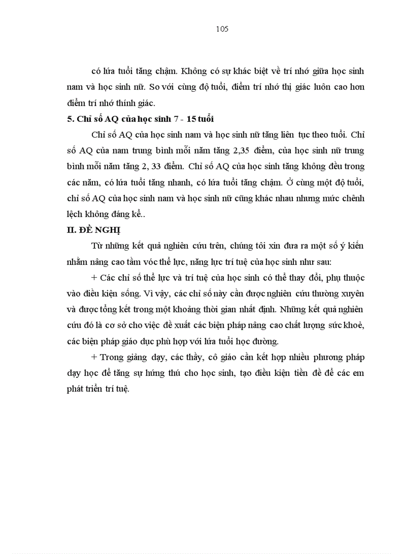 image for page Nghiên cứu một số chỉ số thể lực trí tuệ của học sinh trường tiểu học và trung học cơ sở xã Nam Phong thành phố Nam Định