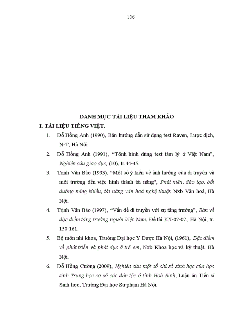 image for page Nghiên cứu một số chỉ số thể lực trí tuệ của học sinh trường tiểu học và trung học cơ sở xã Nam Phong thành phố Nam Định