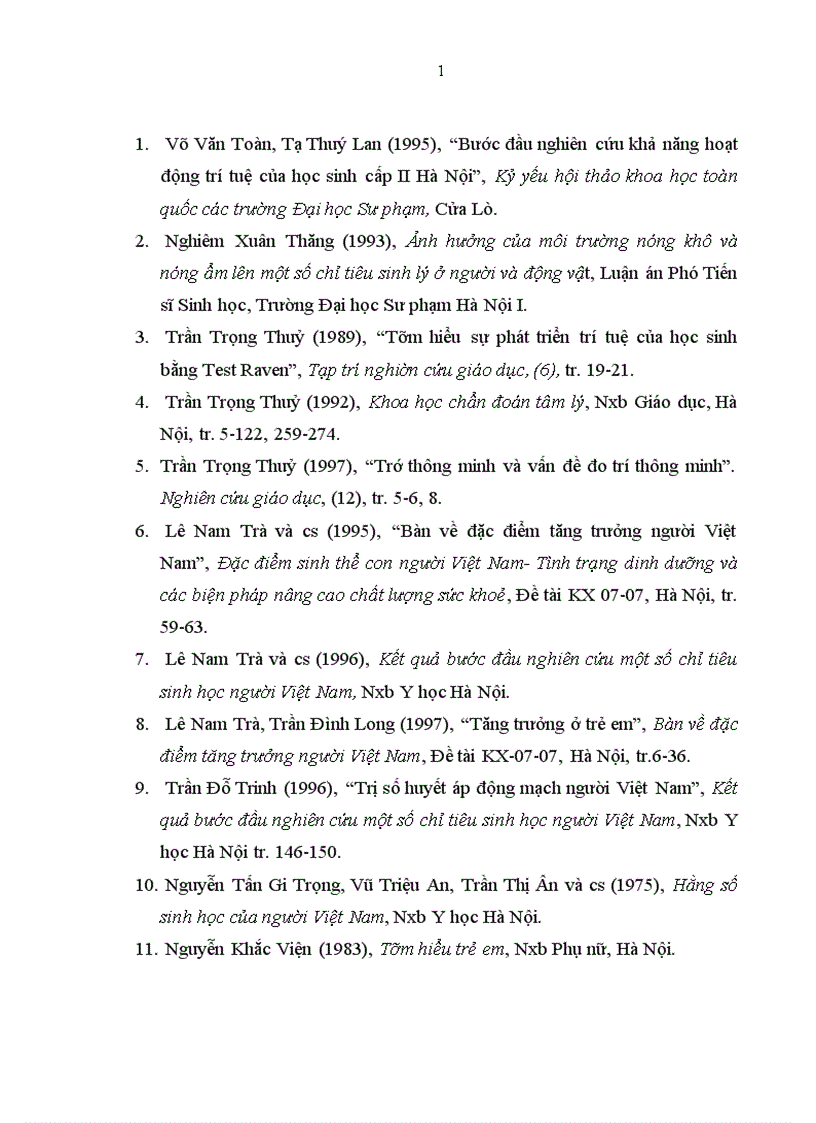 image for page Nghiên cứu một số chỉ số thể lực trí tuệ của học sinh tiểu học và trung học cơ sở xã Minh Đạo huyện Tiên Du tỉnh Bắc Ninh 1