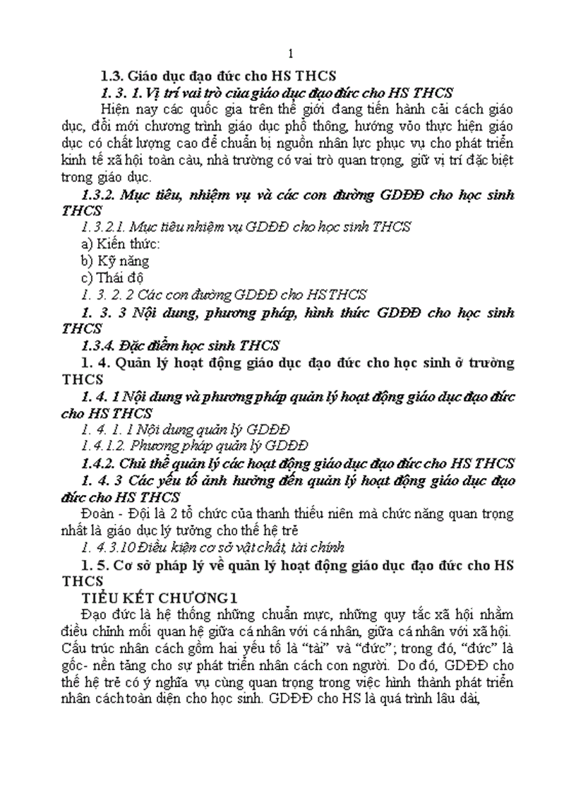 image for page Thực trạng giáo dục đạo đức và quản lý hoạt động giáo dục đạo đức cho học sinh trường thcs chu văn an quận tây hồ tp hà nội 1