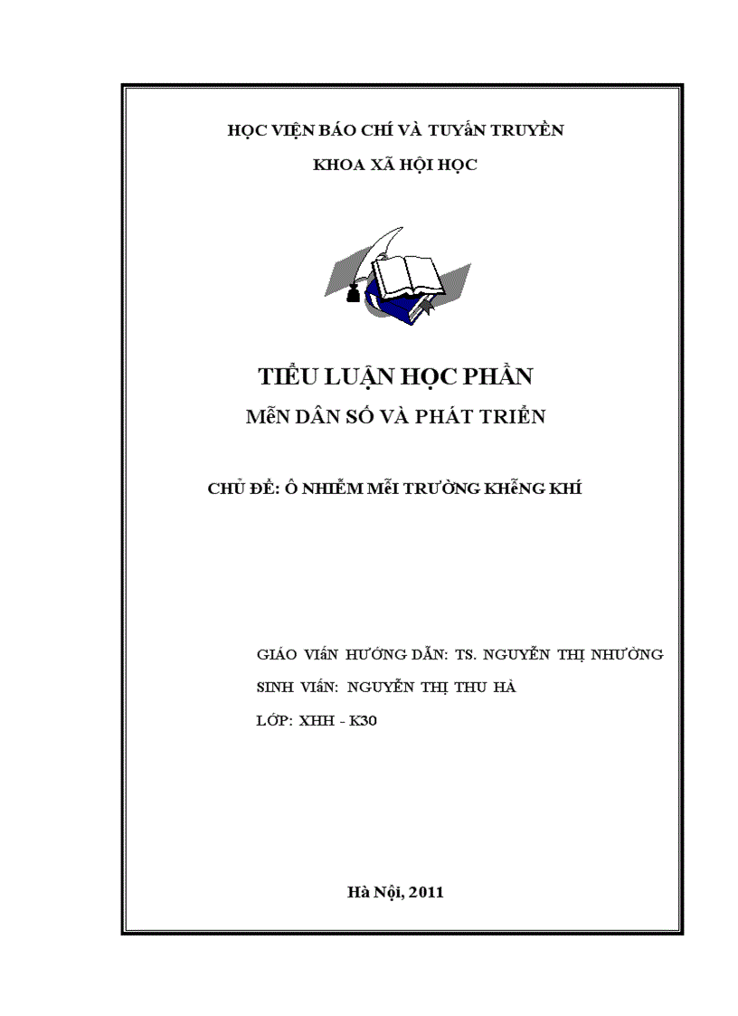 image for page Vấn đề ô nhiễm không khí