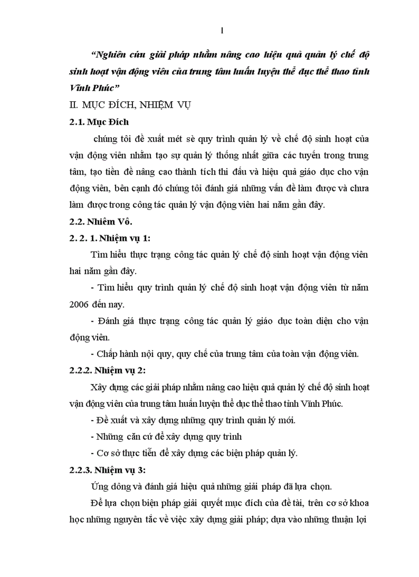 image for page Nghiên cứu giải pháp nhằm nâng cao hiệu quả quản lý chế độ sinh hoạt vận động viên của trung tâm huấn luyện thể dục thể thao tỉnh Vĩnh Phúc