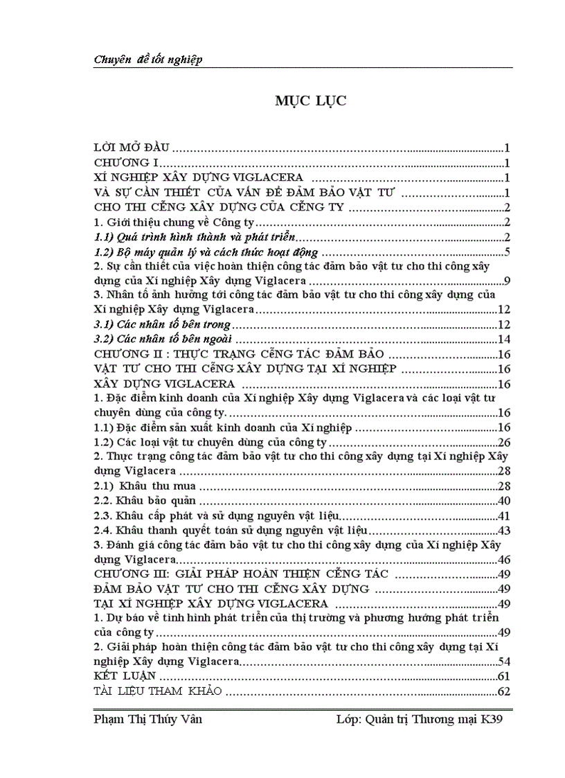 image for page Công tác đảm bảo vật tư cho thi công xây dựng tại Xí nghiệp Xây dựng Viglacera Công ty Đầu tư Phát triển Hạ tầng