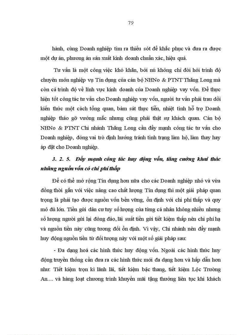 image for page Giải pháp nâng cao chất lượng Tín dụng đối với Doanh nghiệp nhỏ và vừa tại Ngân hàng Nông nghiệp và Phát triển nông thôn Việt Nam Chi nhánh Thăng Long